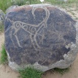 Petroglyfy v Cholpon Ata