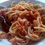 Špagety v bufetu