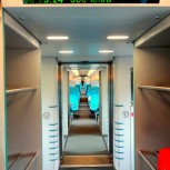 Vnitřek vlaku Maglev